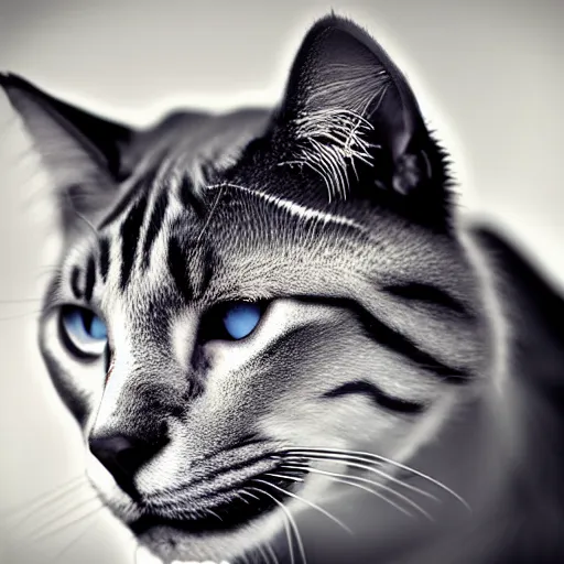 Image similar to a feline mastiff - cat - hybrid, animal photography