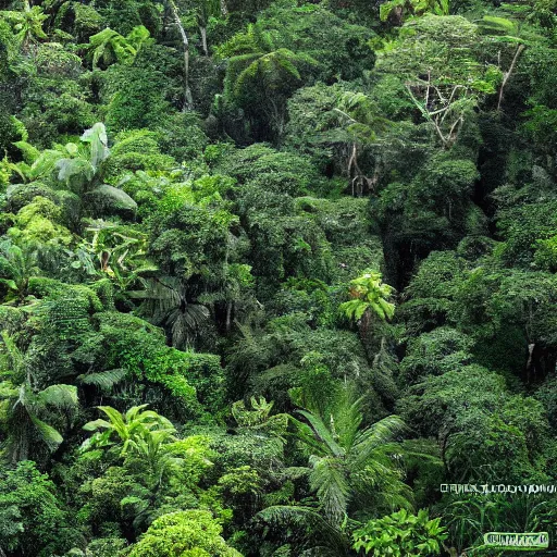 Prompt: dense jungle