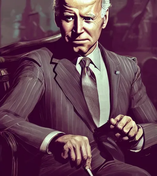 Prompt: portrait of joe biden cosplaying bioshock, by wlop, by simon stalengrad, by ilya repin, bioshock screenshot, photorealistic fan art, gta 5, detailed shading, intricate abstract, steampunk