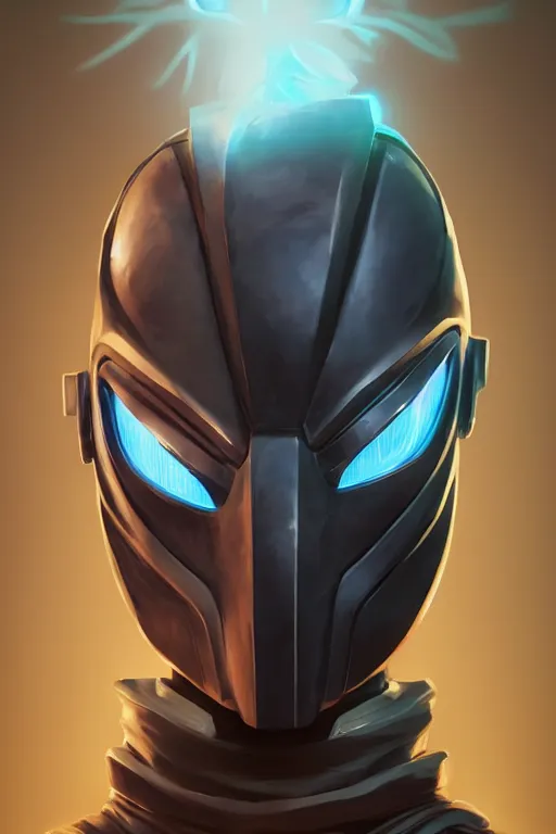 Image similar to epic mask helmet robot ninja portrait stylized as fornite style game design fanart by concept artist gervasio canda, behance hd by jesper ejsing, by rhads, makoto shinkai and lois van baarle, ilya kuvshinov, rossdraws global illumination radiating a glowing aura global illumination ray tracing hdr render in unreal engine 5