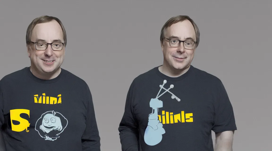 Image similar to vinil scale figure of Linus Torvalds, photo product