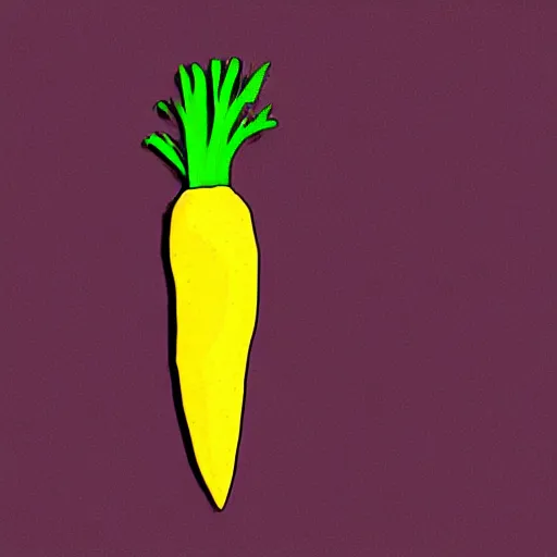 Image similar to a carrot by andy warhol, digital art, trending on artstation