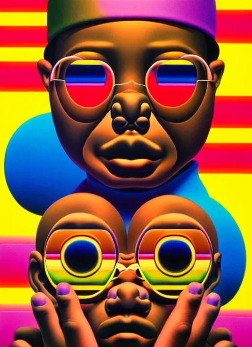 Image similar to hiphop cover by shusei nagaoka, kaws, david rudnick, airbrush on canvas, pastell colours, cell shaded, 8 k