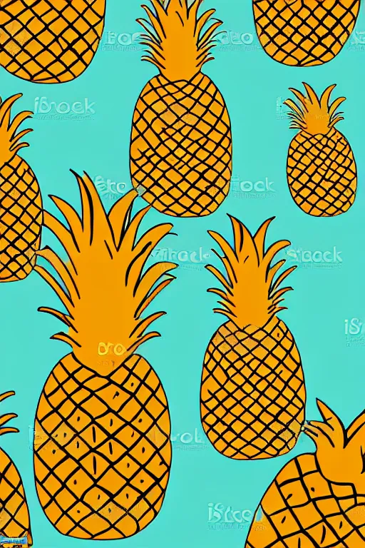 Prompt: minimalist boho style art of an ananas, illustration, vector art