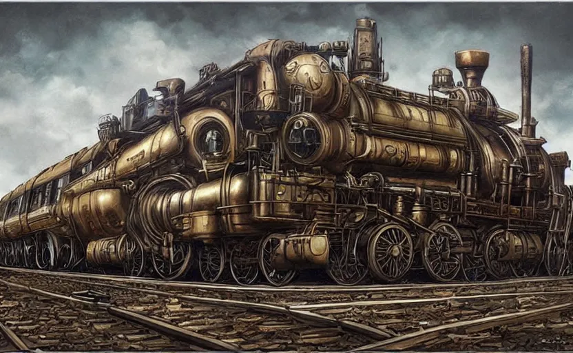 Leyiyi 9x6ft Czech Old Locomotive Backdrop Steam Punk Abandoned Train  Railway Station Ancient Warship Heavy Metal Wild Dessert Photo Background