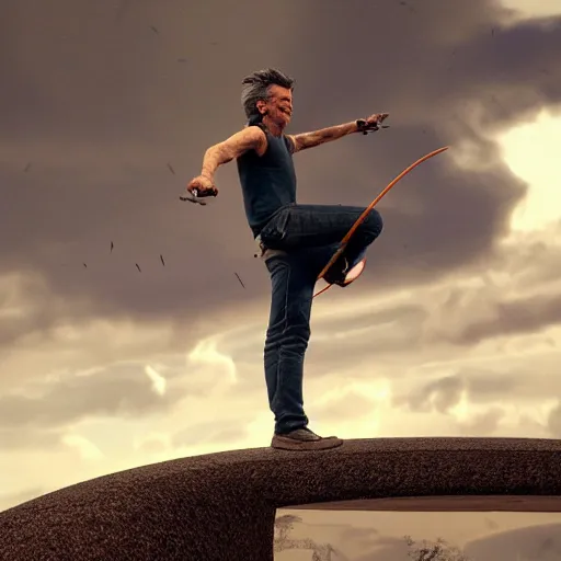 Prompt: hyperrealistic dslr film still of sean penn riding a unicycle, stunning 8 k octane comprehensive 3 d render, inspired by istvan sandorfi & greg rutkowski & unreal engine, perfect symmetry, dim volumetric cinematic lighting, extremely hyper - detailed, incredibly real lifelike attributes & flesh texture, intricate, masterpiece, artstation, stunning