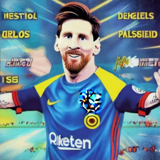 Prompt: Lionel Messi as a Pokémon