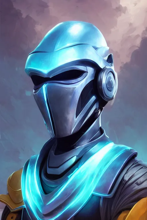 Prompt: epic mask helmet robot ninja portrait stylized as fornite style game design fanart by concept artist gervasio canda, behance hd by jesper ejsing, by rhads kuvshinov, rossdraws global illumination radiating a glowing aura global illumination ray tracing hdr render in unreal engine 5, tri - x pan stock, by richard avedon
