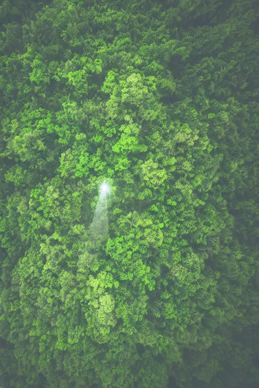 Image similar to agfa vista 4 0 0 photograph of aerial view of jungle in the middle of a desert, lens flare, moody lighting, moody vibe, telephoto, 9 0 s vibe, blurry background, grain, tranquil, calm, faded!,