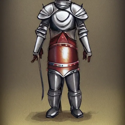 Image similar to a portrait of a knight wearing armor in style of studio ghibli