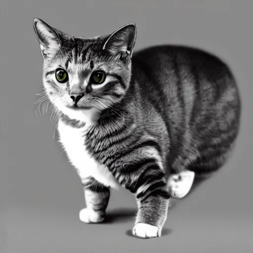 Image similar to a mech that looks like a cat