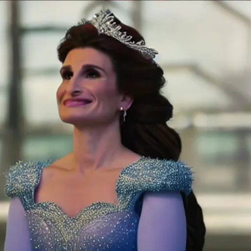 Image similar to A still of Idina Menzel as Elsa