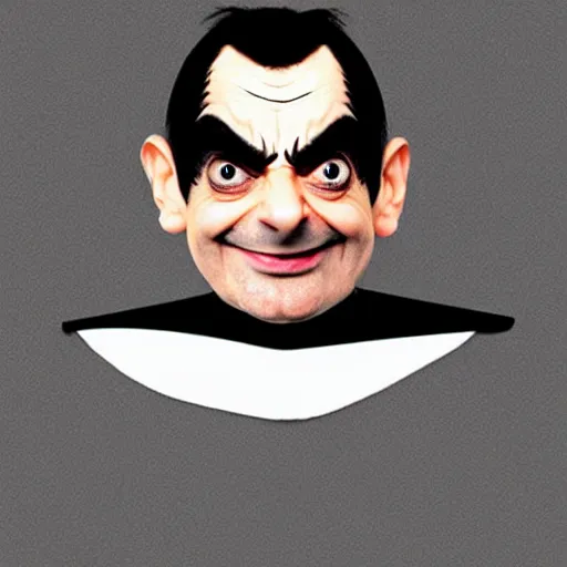 Prompt: mr bean as a batman