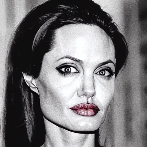 Prompt: angelina jolie getty h. e. giger