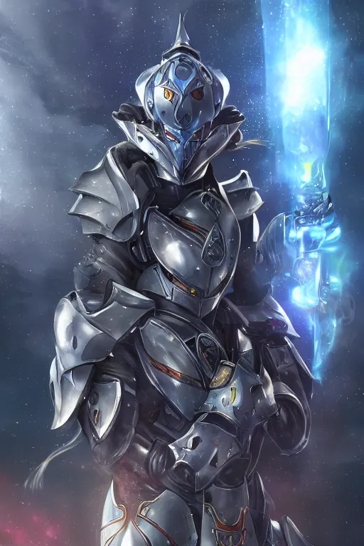 Image similar to helmet armor guardian destiny in witch queen illumination ray tracing hdr fanart arstation by sung choi robot ninja mask and eric pfeiffer and gabriel garza and casper konefal