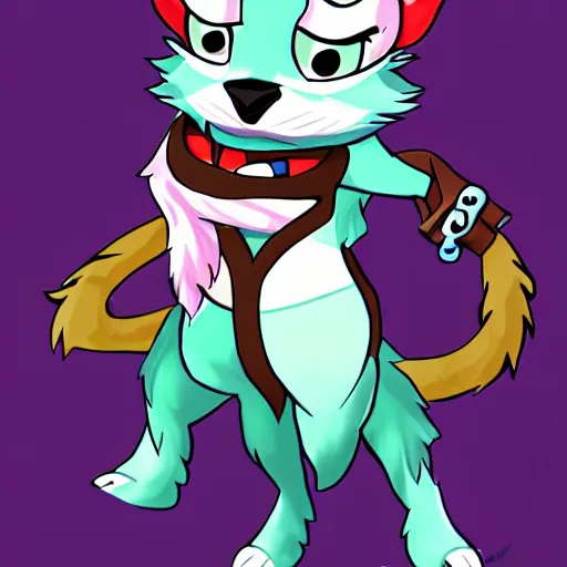 Image similar to discord clyde as a furry