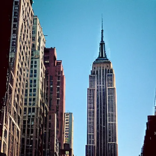 Image similar to empire state building, disposable kodak photo