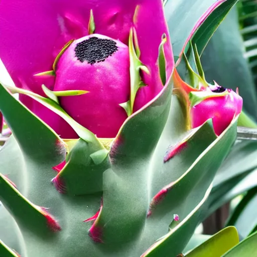 Image similar to how dragonfruit grows