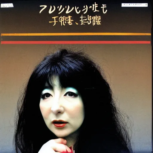 Image similar to japanese kate bush, album cover