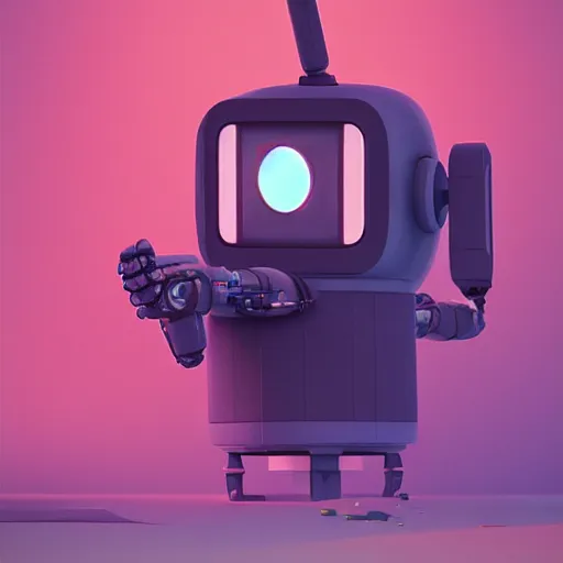 Image similar to Robot detective by beeple, trending on artstation