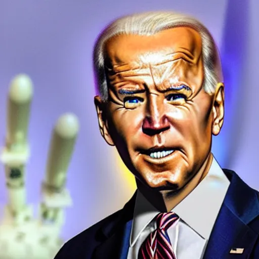 Image similar to joe biden robot, as a robot, robot