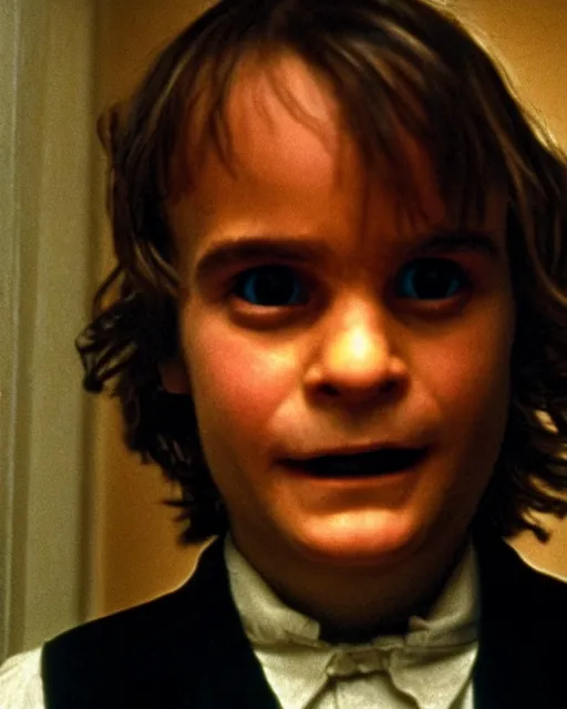 Image similar to joaquin phoenix in the shining ( 1 9 8 0 ) as jack torrance, directed by stanley kubrick, cinematography