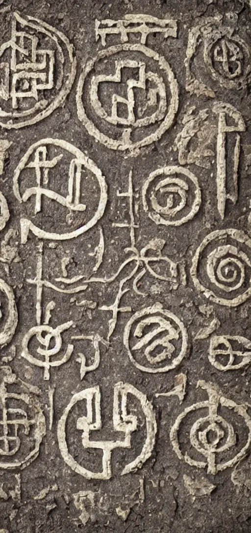 Image similar to ancient symbols