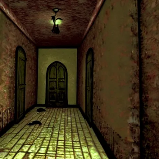 Prompt: Rule of Rose | PS2 horror | 1930 England | Abandoned Orphanage | Psychological Horror