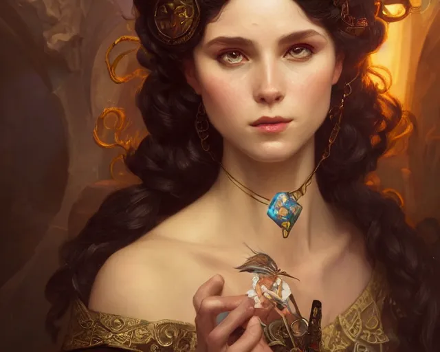 Image similar to photography of august von pettenkofen, deep focus, d & d, fantasy, intricate, elegant, highly detailed, digital painting, artstation, concept art, matte, sharp focus, illustration, hearthstone, art by artgerm and greg rutkowski and alphonse mucha