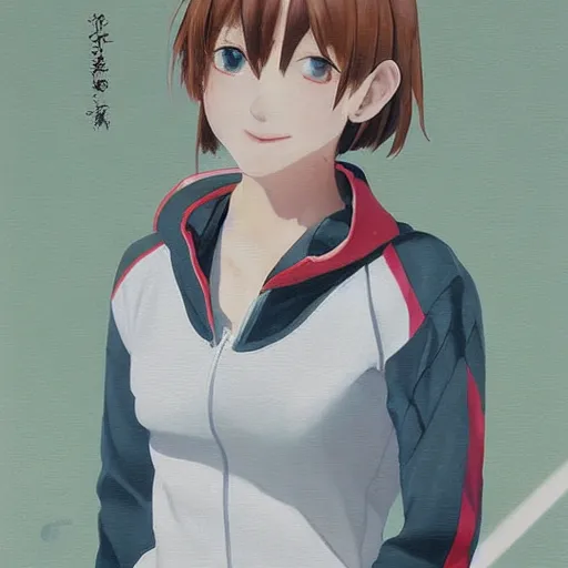 Image similar to a high detail portrait of high school girl by makoto sinkai, by BUNBUN, in simple background, CLIP STADIO, mad painting