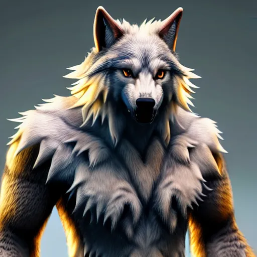 Image similar to cute werewolf from van helsing unreal engine hyperreallistic render 8k character concept art masterpiece