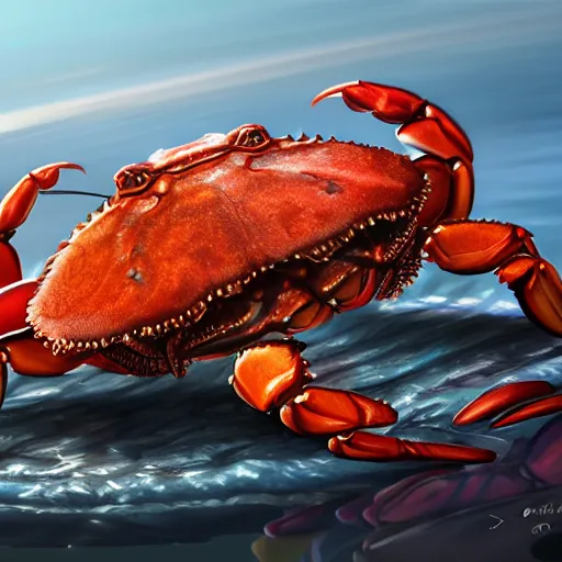 Image similar to obama crab, intricate, highly detailed, digital painting, artstation, concept art, smooth, sharp focus, illustration, unreal engine 5, 8 k