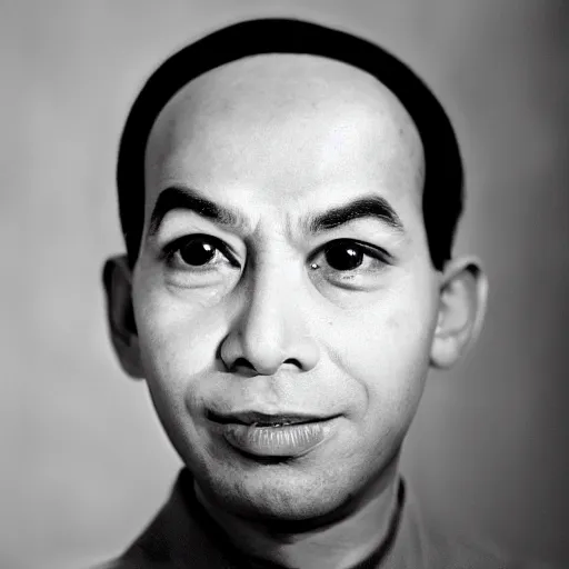 Image similar to mohammad hatta, perfect faces, lighting, 5 0 mm, award winning photography