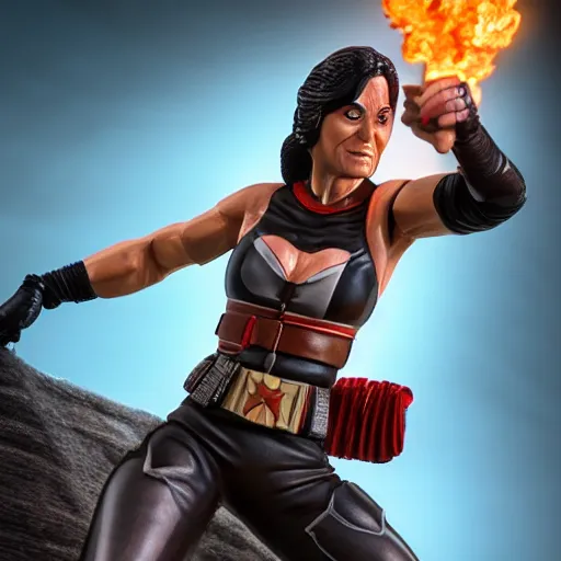 Image similar to zartan fighting lady jane from hasbro g. i joe photo realistic 8 k resolution