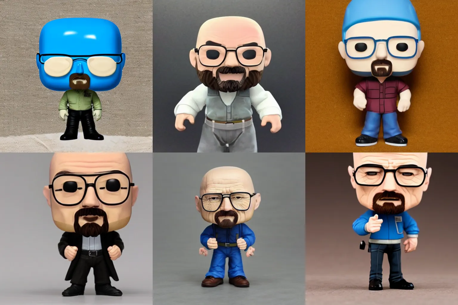 Prompt: Walter White funko pop