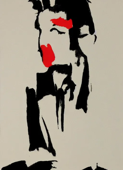 Image similar to Twin Peaks artwork by David Downton