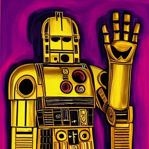 Image similar to painting of c - 3 p 0, 3 d