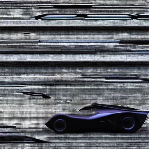 Image similar to car big pattern noise sci-fi organic brutalist forms zaha hadid khyzyl saleem formula 1 car and wall structure in the coronation of napoleon painting by Jacques-Louis David and in the blade runner 2049 film search pinterest keyshot product render cloudy plastic ceramic material shiny gloss water reflections ultra high detail ultra realism 4k in plastic dark tilt shift