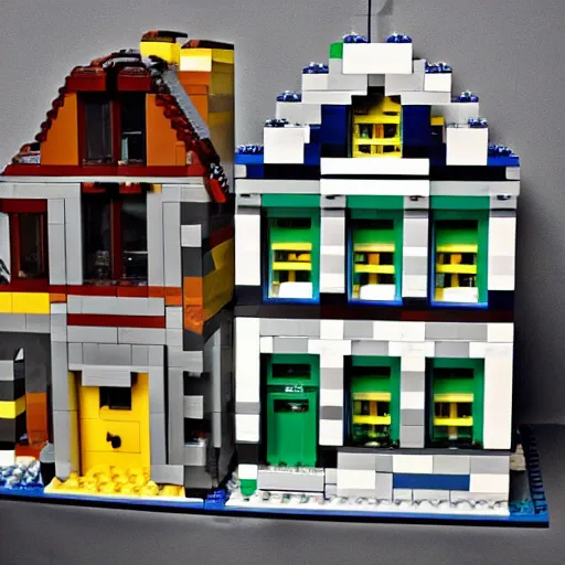 Prompt: lego house