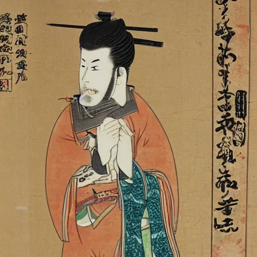 Prompt: isshin sword saint holding a pistol, detailed