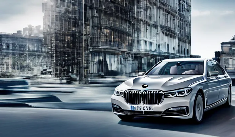 Prompt: the new BMW 7 series advertisement, 4k, highly detailed