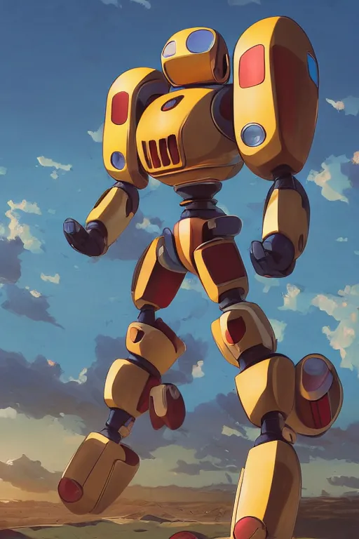 Image similar to metabots medabots medarotto medarot robot minimalist comics, behance hd by jesper ejsing, by rhads, makoto shinkai and lois van baarle, ilya kuvshinov, rossdraws global illumination ray tracing hdr radiating a glowing aura