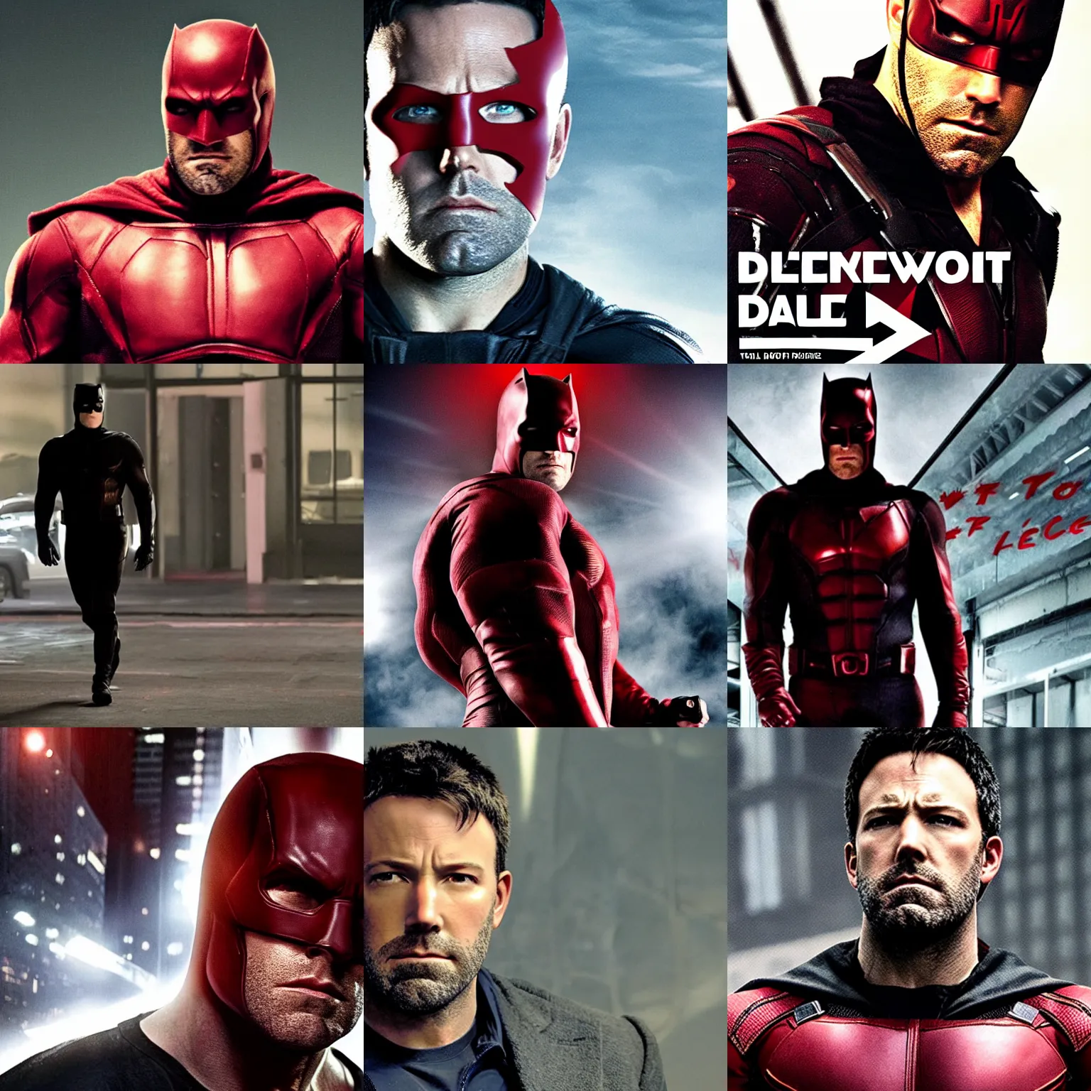 Prompt: ben affleck daredevil