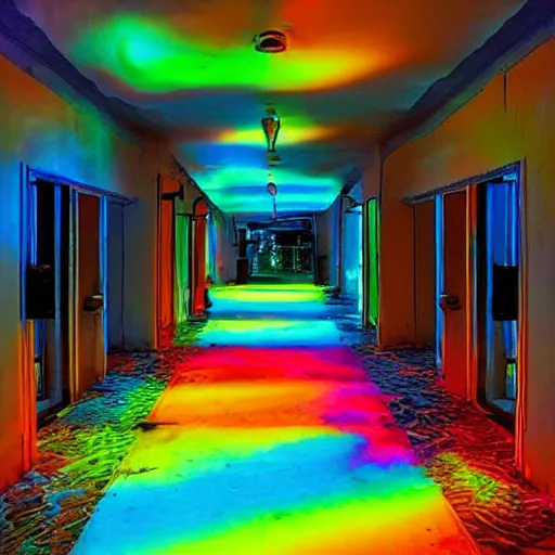 Image similar to phosphorescent glowing colors