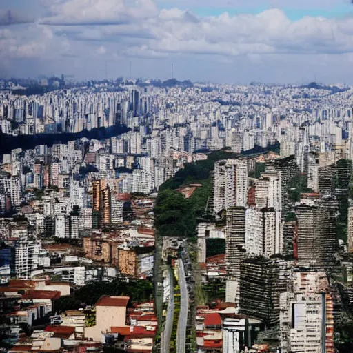 Prompt: São Paulo city in ruins