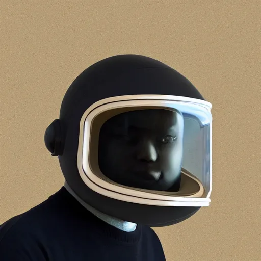 Prompt: https://cdn.discordapp.com/attachments/1005627368985067550/1007006567390007357/Realistic_product_photo_of_symmetrical_black_alien_space_helmet_artstation_3d_octane_render_top_light_gray_background_-n_6_-i_-s_150_-S_3492363407_ts-1660159412_idx-2.png Realistic product photo of symmetrical black alien space helmet, artstation, 3d, octane render, top light, gray background