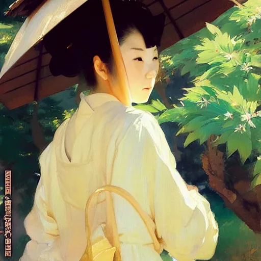 Prompt: a traditional Japanese Torri, by studio ghibli painting, by Joaquin Sorolla rhads Leyendecker, by Ohara Koson and Thomas Kinkade, traditional Japanese colors, superior quality, masterpiece