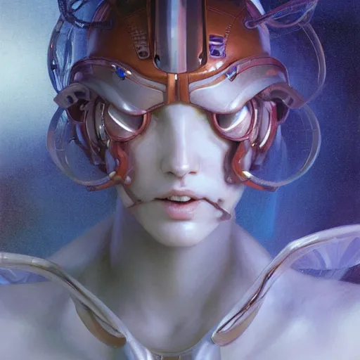 Image similar to hyperrealistic portrait, full body portrait, full shot of a venus squid monster astronaut defined facial features, intricate abstract. cyberpunk, symmetrical facial features. By Ruan Jia and Artgerm and Range Murata and WLOP and Ross Tran and William-Adolphe Bouguereau and Beeple. Key Art. Fantasy Illustration. award winning, Artstation, intricate details, realistic, Hyperdetailed, 8k resolution.