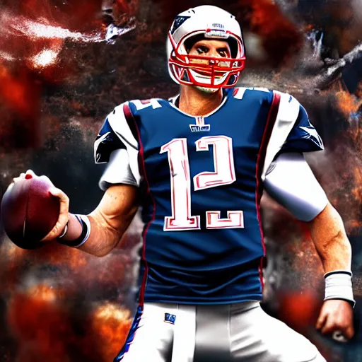 if Tom Brady was the hulk, cinematic, epic, cool, | Stable Diffusion ...