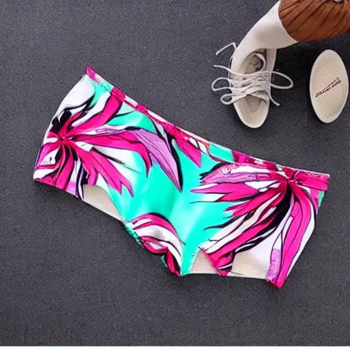 Prompt: trending on art station woman bikini bathing suit legs